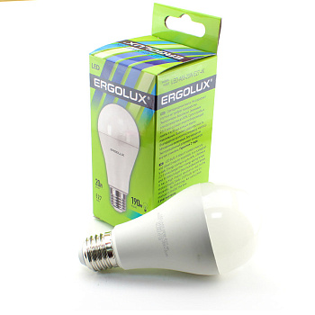 Лампа светодиод Ergolux  LED-А65-20W-E27-3K ЛОН теплый свет 1*10 (078)