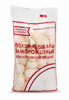 Пельмени Домашние ручная лепка Новоорловские 900г