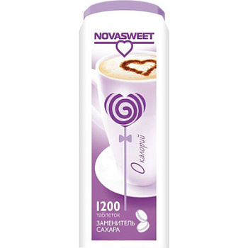 Заменитель сахара NOVASWEET 1200таб/д 72г