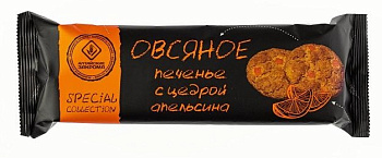 Печенье овсяное Алтайские Закрома с цедрой апельсина 250г