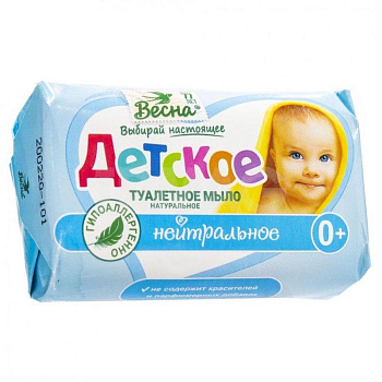 Мыло Детское нейтральное 90г Весна