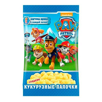 Кукурузные палочки Сладкая Сказка Щенячий патруль 75г 