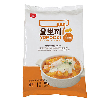 Клецки б/п Yopokki рисовые с сырным соусом 120г