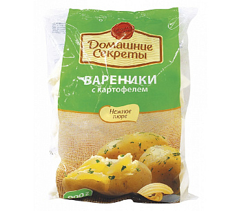 Вареники ДОМАШНИЕ СЕКРЕТЫ с картофелем 800г