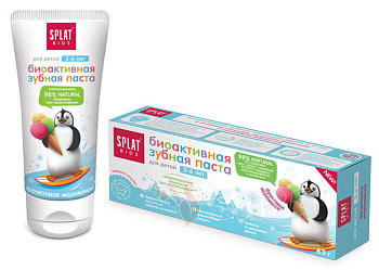 Зуб.паста SPLAT Kids Фруктовое мороженое 2-6лет 50мл