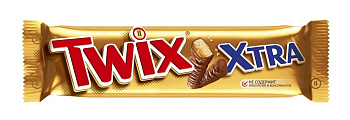 Батончик шоколадный TWIX 'Xtra 82г