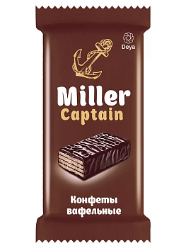 Конфеты CAPTAIN MILLER шоколадный брауни 