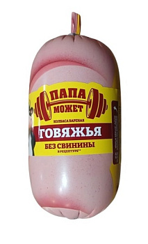 Колбаса ОСТАНКИНО ГОВЯЖЬЯ вар п/о 0,4кг