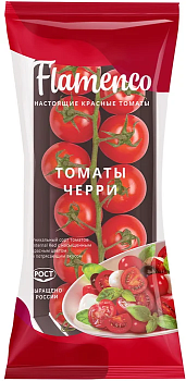Томат Черри Фламенко Круг.Красный 250г на ветке Фл/п