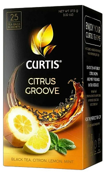 Чай CURTIS GROOVE черный аромат (25пак*1,5) 37,5г