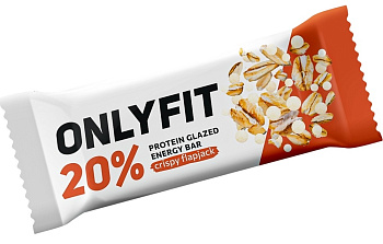 Батончик ONLYFIT глазированный Криспи ФлепДжек 40г  