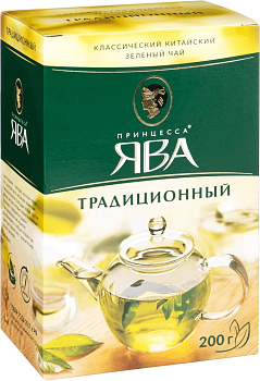 Чай ПРИНЦЕССА ЯВА зеленый традиционный 200г 