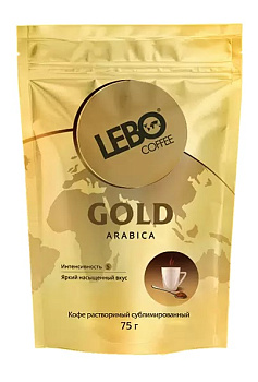 Кофе  LEBO Gold 75гр м/у