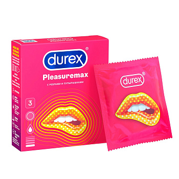 Презервативы DUREX Pleasuremax 3шт