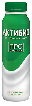 Биойогурт АктиБио питьевой натуральный 1,8% 260г без ЗМЖ
