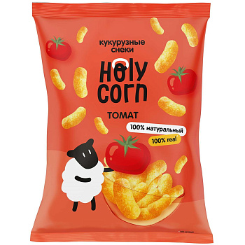 Снеки HOLY CORN кукурузные Томат 50г