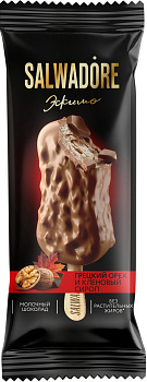 Мороженое Полярис Эскимо Salwadore слив. с аро-м кофе с нап.сол.кар-ль в мол. Шок 80г