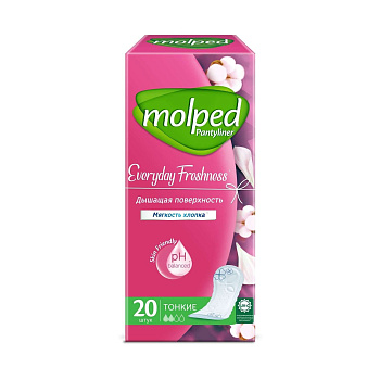 Прокладки MOLPED EVERYDAY FRESHNESS ежедневные 20 шт