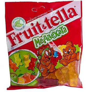 Мармелад FRUIT-TELLA Медвежата 70г 