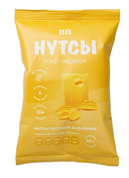 Чипсы  ВкусВилл нутовые сыр чеддер  40г