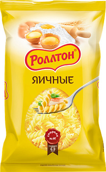 Макаронные изделия РОЛЛТОН спирали ЯИЧНЫЕ 400г