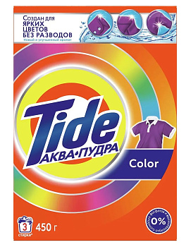 Порошок TIDE автомат Яркий цвет 450г