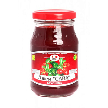 Джем САВА Брусника 300г с/б