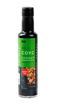 Соус ВкусВилл Соевый слабосоленый 278мл