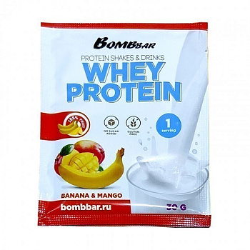 Коктейль протеиновый BOMBBAR Банан-манго 30г