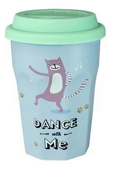 Кружка Любимый кот 360мл с крышкой ZPX21903/2