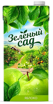 Нектар Зеленый Сад Яблоко 1л т/п