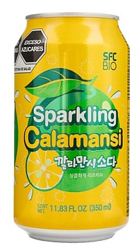 Напиток газированный SFC BIO со вкусом каламанси 350мл ж/б Ю.Корея