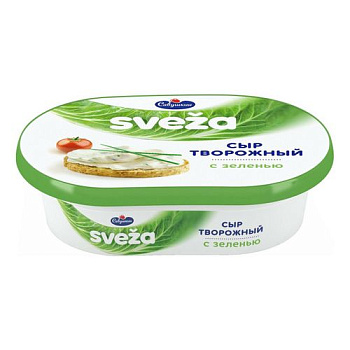 Сыр творожный Савушкин с зеленью 60% 150г Продукт без ЗМЖ