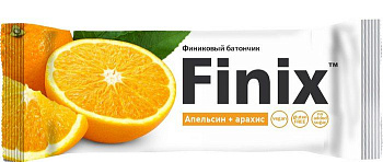 Батончик FINIX финиковый с арахисом и апельсином 30г
