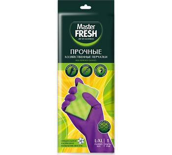 Перчатки латексные Master FRESH Прочные 1пара