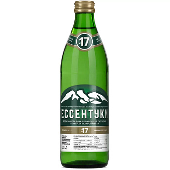 Вода минеральная ЕССЕНТУКИ № 17 0,45л с/б