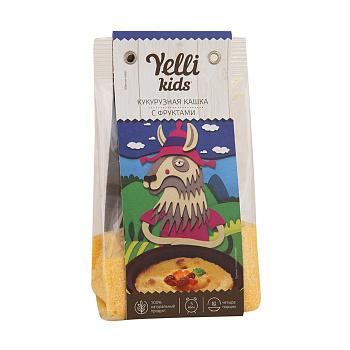 Каша кукурузная Yelli kids С фруктами 120г