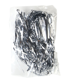 Новогодний " Дождик" серебро 75мм 1,5м 1520384