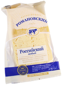 Молокосодержащий продукт РОМАНОВСКИЙ Российский особый маслосыродел 175г
