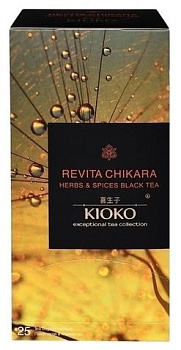 Чай KIOKO REVITA CHIKARA с травами и специями (25*2г) 50г