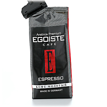 Кофе EGOISTE Espresso молотый 250г м/у 