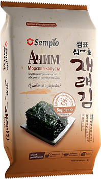 Морская капуста Ачим сушеная со вкусом барбекю 5г*48