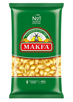 Макаронные изделия МАКФА Ракушки 400г