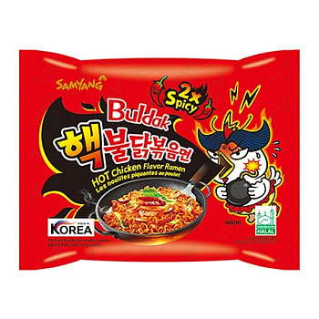 Лапша б/п Samyang со вкусом курицы очень острая 140г