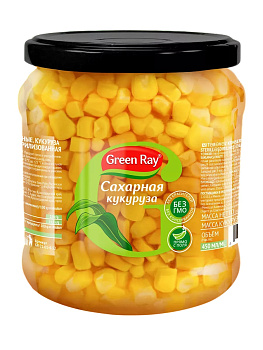 Кукуруза GREEN RAY 450мл ст/б
