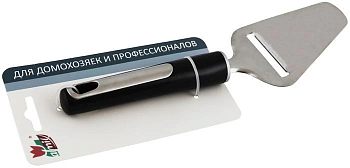 Лопатка-слайсер д/сыра ATMIX 210х75х45мм СТИЛЬ черный S-DC12-KT1047A-022