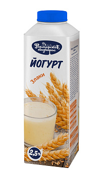 Йогурт ФП Злаки 2,5% 500г т/топ Продукт без ЗМЖ
